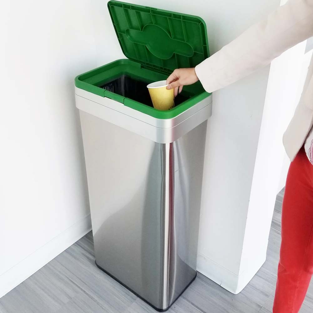 21 Gal Rectangular Trash Bin
