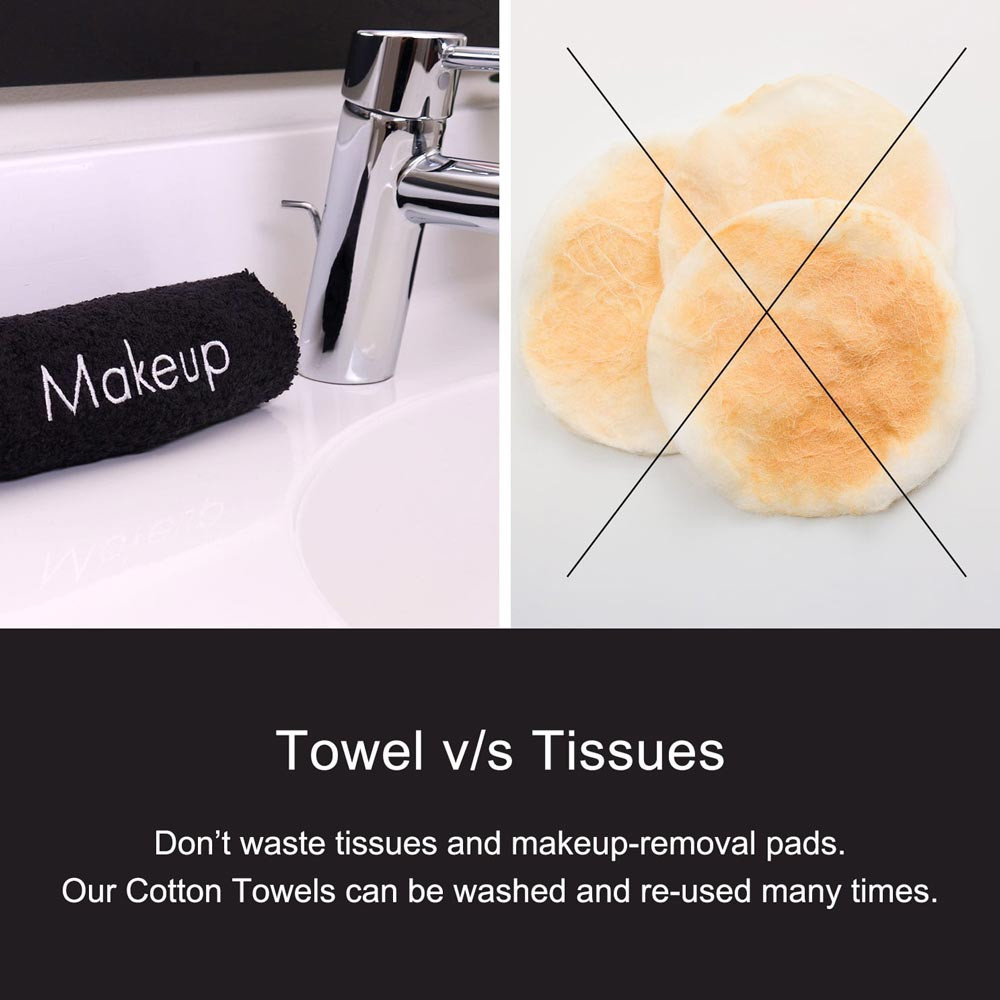 Makeup Removal Washcloth, 11x17 (6/pack) | Monarch