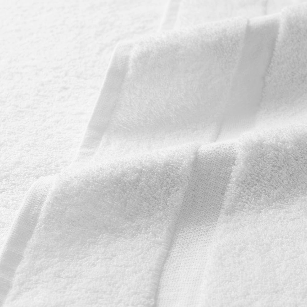 Admiral Collection Washcloth, 12" x 12", White (12/pack) | Monarch