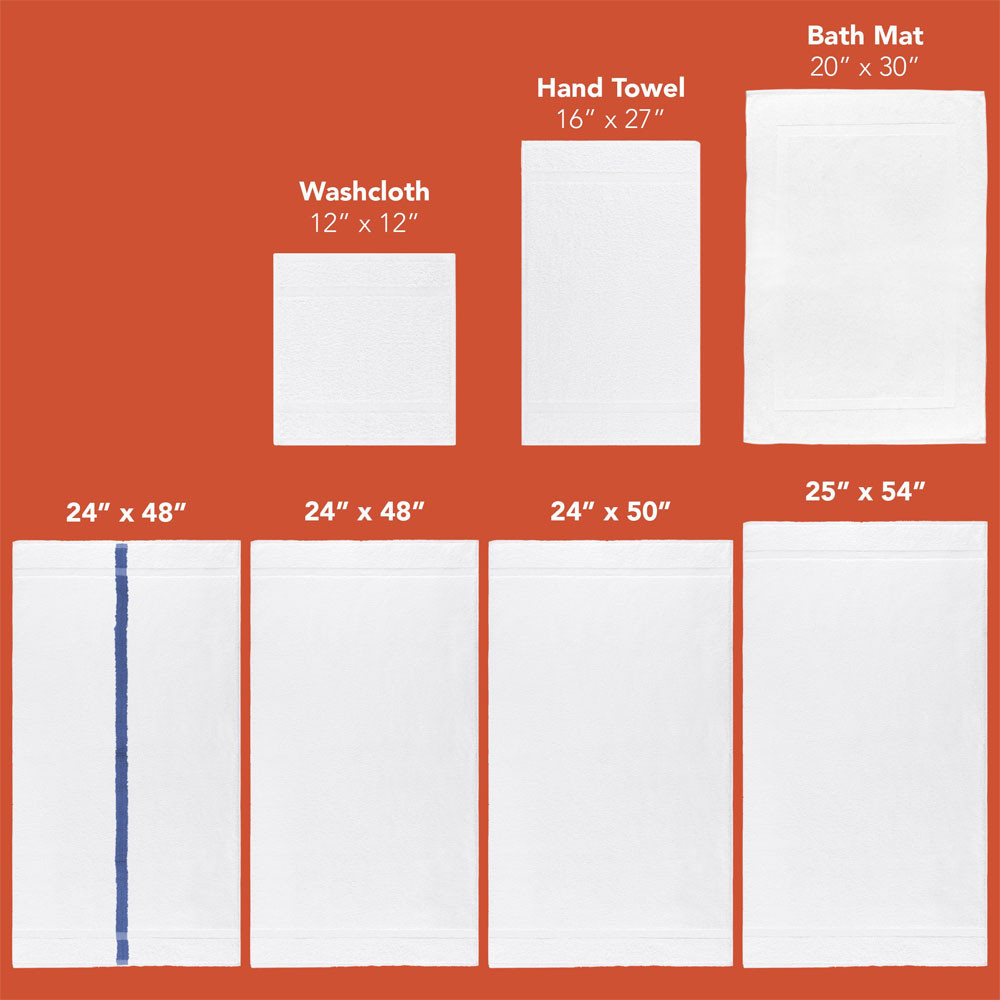 Admiral Collection Washcloth, 12" x 12", White (12/pack) | Monarch