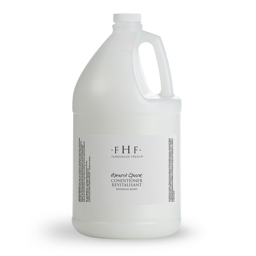 1 Gallon FarmHouse Fresh Harvest Green hair conditioner in clear eco‑refill container