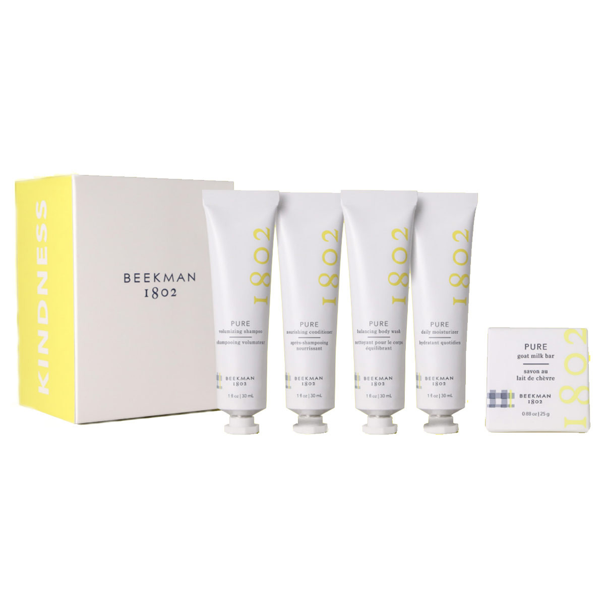 Beekman 1802 PURE Complete Pre Packaged Amenity Kit (15 Packs)