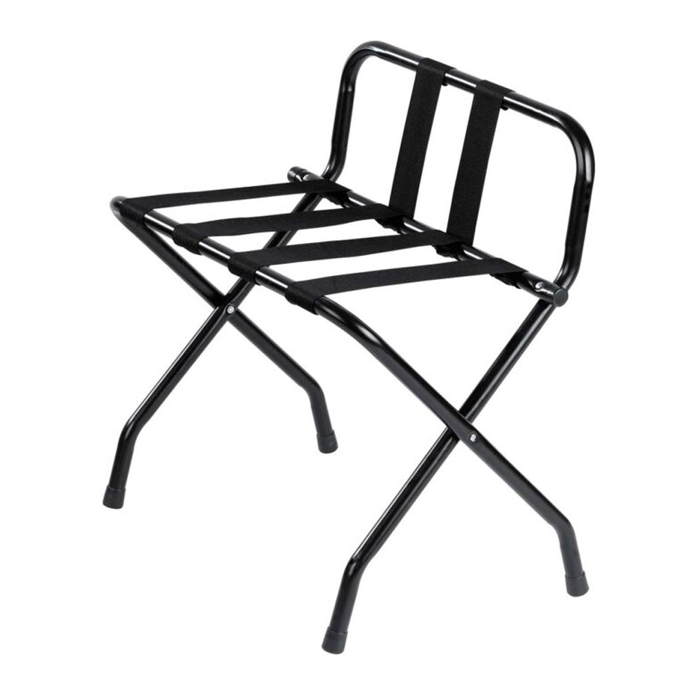 Standard Metal Luggage Rack with Backrest