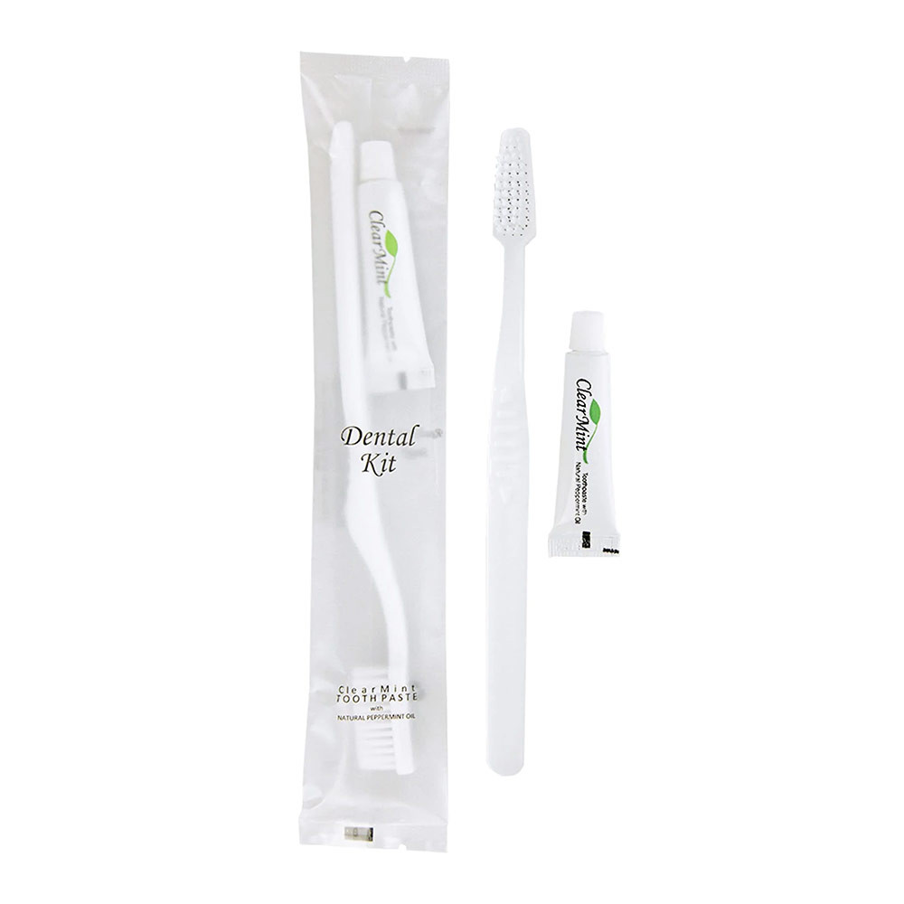 Disposable Tooth Brush and Tooth Paste Set