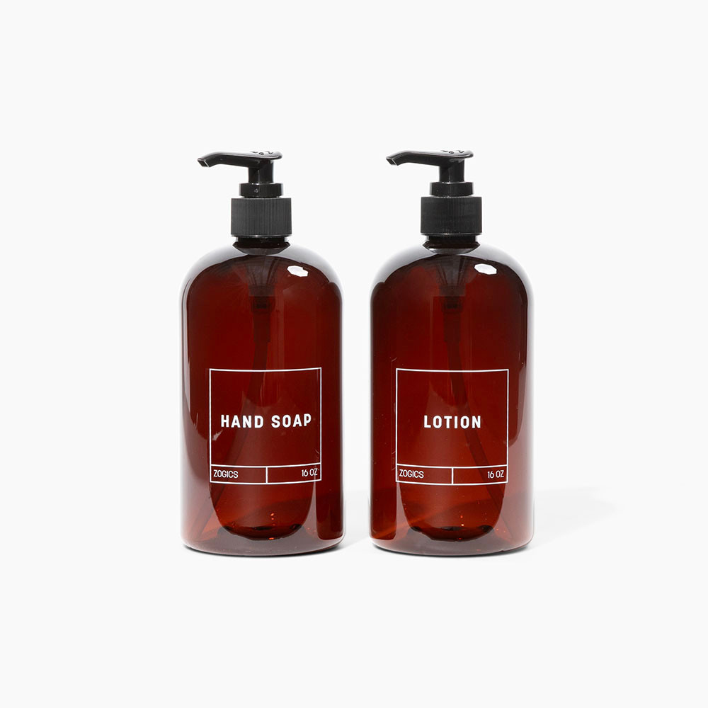 Zogics Hand Soap & Lotion Dispenser Bundle