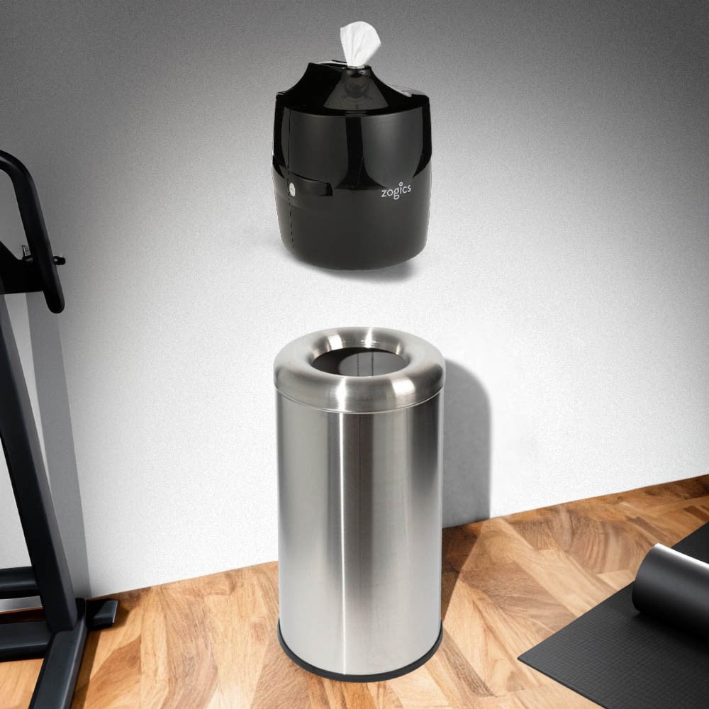 Wipe Dispenser and Trash Can