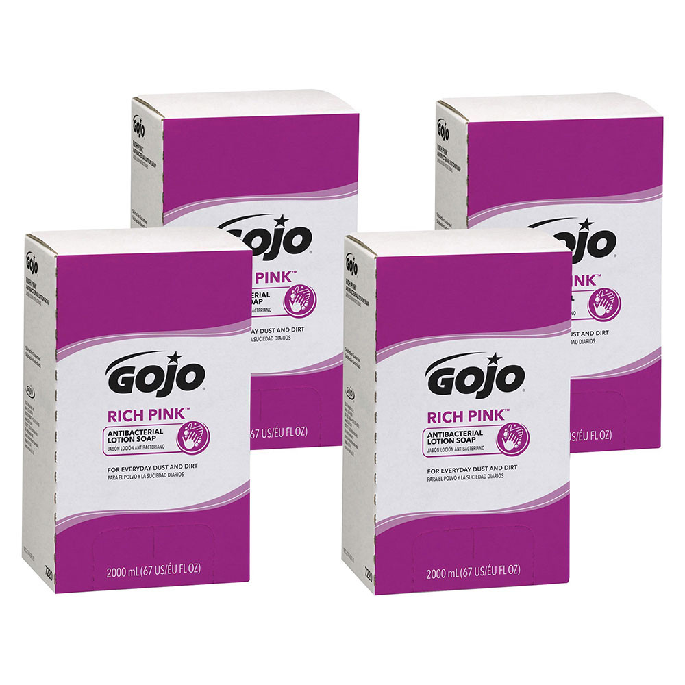 Gojo Rich Pink Antibacterial Lotion Soap