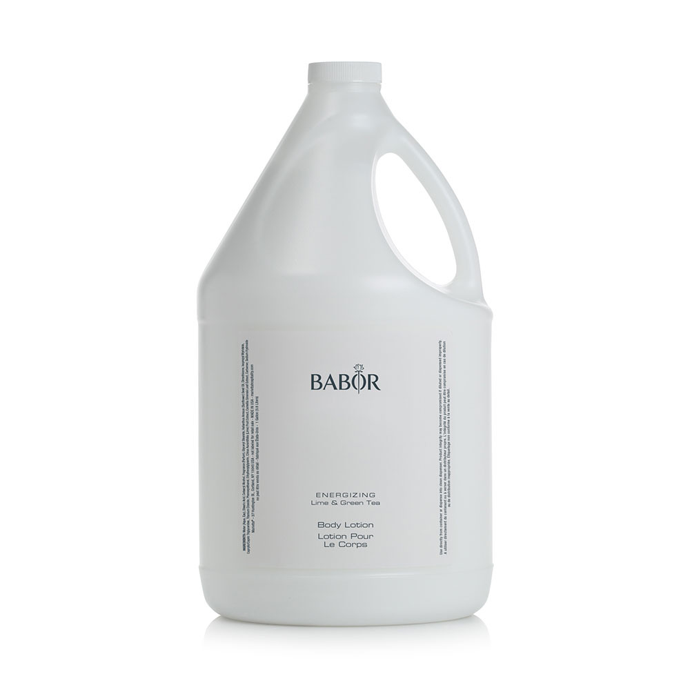 Babor Lime & Green Tea Lotion, 1 Gallon jug with lime and tea leaf