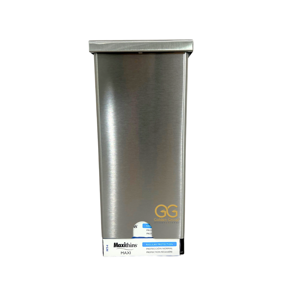 Sanitary Napkin Dispenser For Vended Style Pads In Stainless Steel