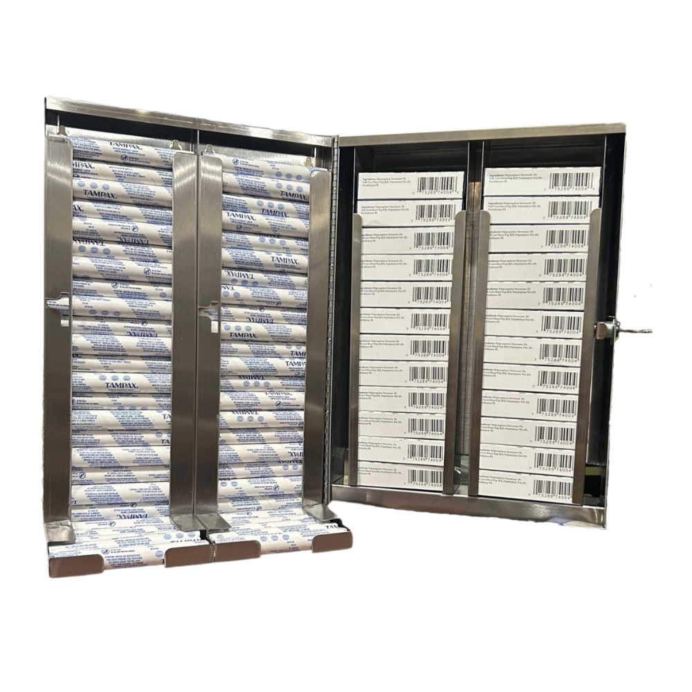High Capacity Tampon and Sanitary Napkin Dispenser