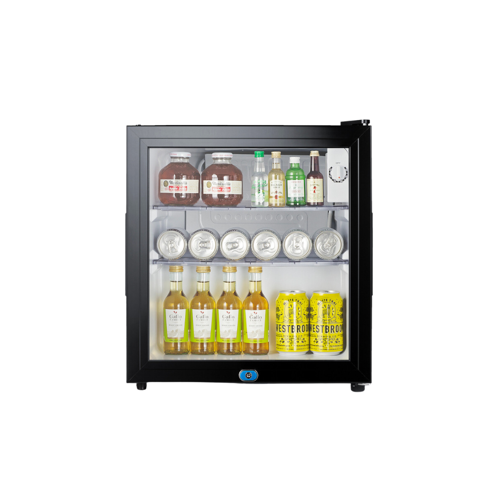 Freestanding Mini Glass Fridge