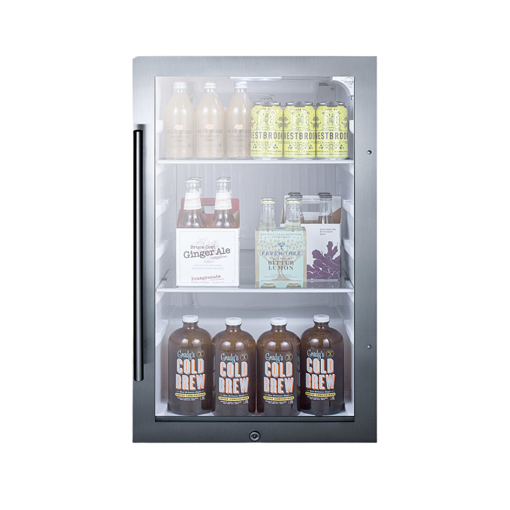 Summit Appliance Shallow Depth Indoor Beverage Cooler