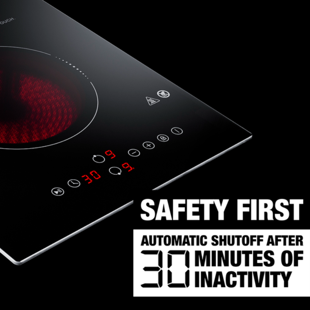 2 Burner Glass Cooktop