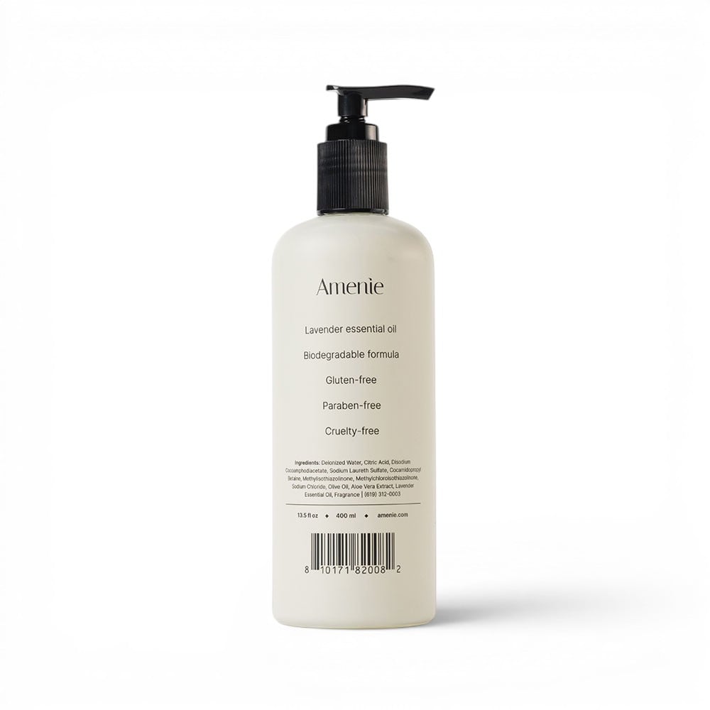 Lavender Mint Shampoo Shower Dispenser