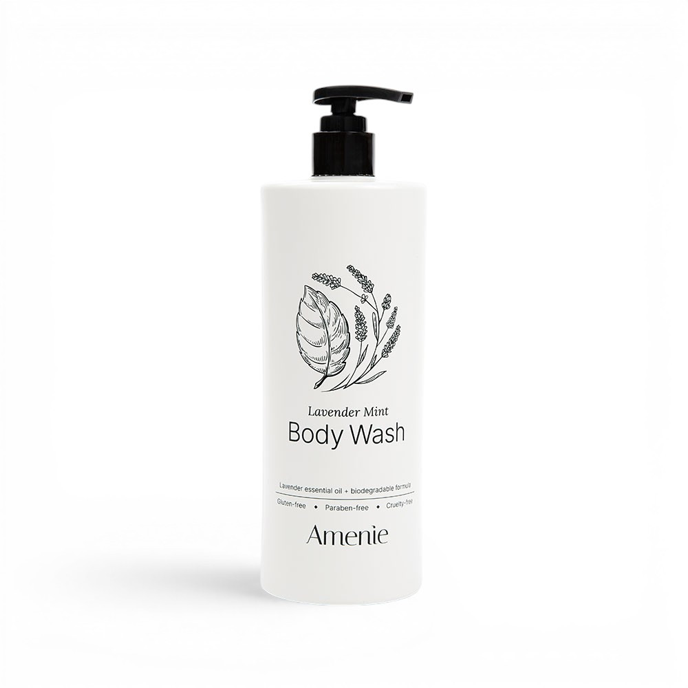 Amenie Lavender Mint Body Wash 16.2oz EcoLux Dispenser