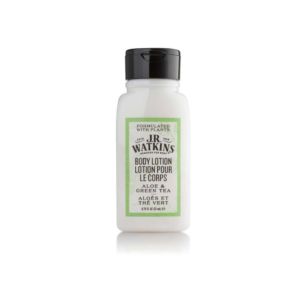 JR Watkins Aloe & Green Tea Body Lotion 0.75 oz - 170/Case for Hotels