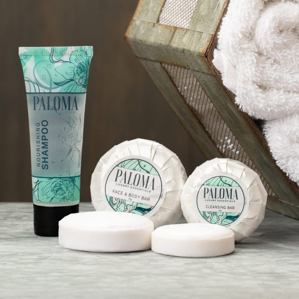 Paloma Hotel Shampoo Amenity Bottles For All Hair Types