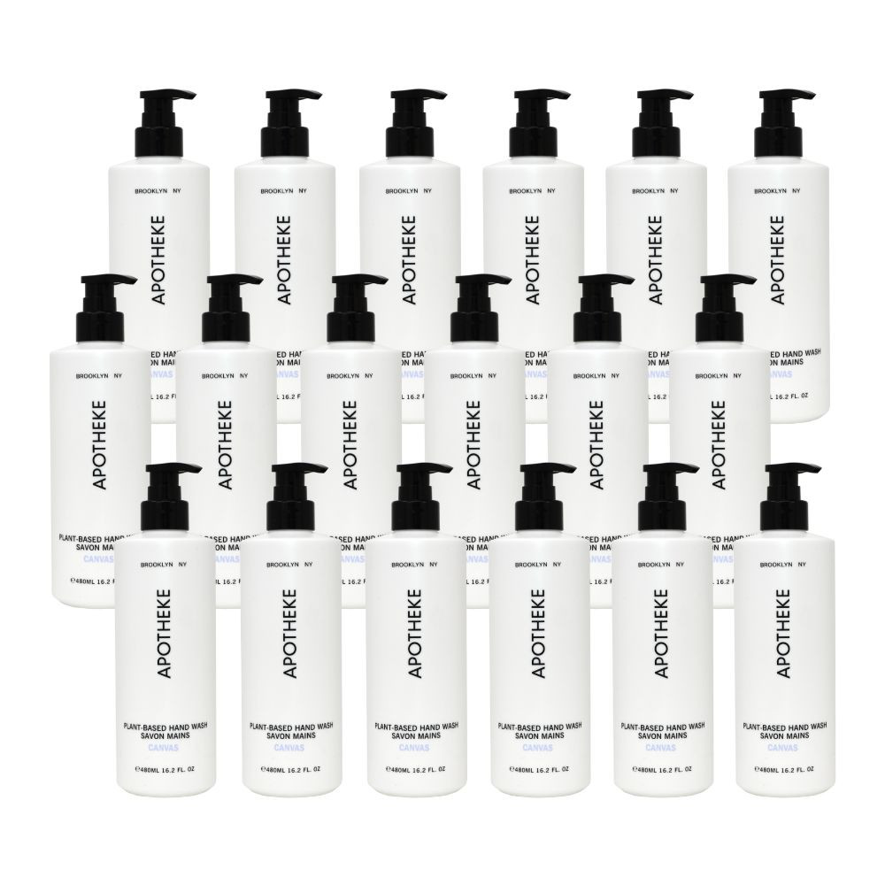Apotheke Canvas Hand Wash case of 18 for hotel guest bathrooms