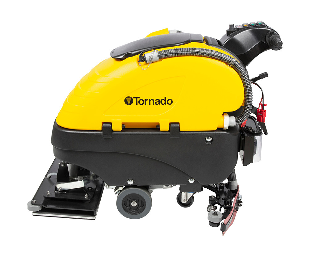 OB 28/20 orbital floor scrubber with ergonomic handle