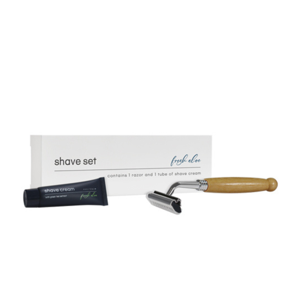 Luxury hotel shaving kit box