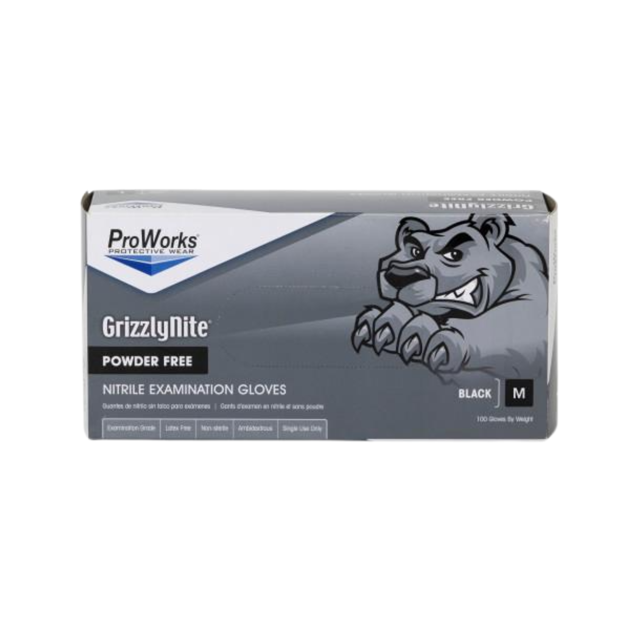5.5 mil thick nitrile gloves with extended cuff protection