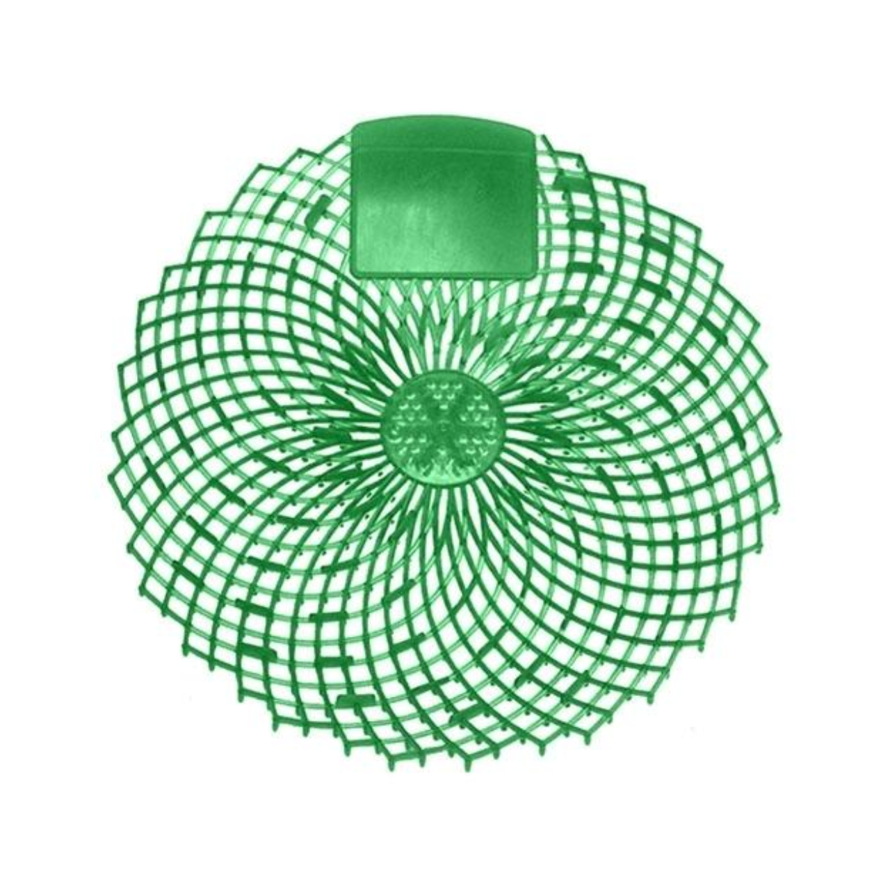 EVA copolymer deodorized urinal screens with 30-day fragrance