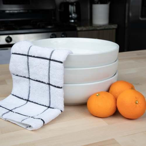 Hospeco kitchen hand towels in six color options