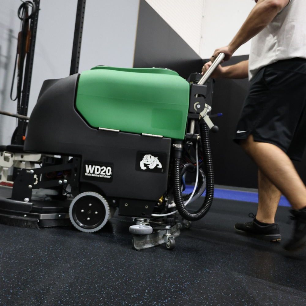 commercial gym floor scrubber 20 inch