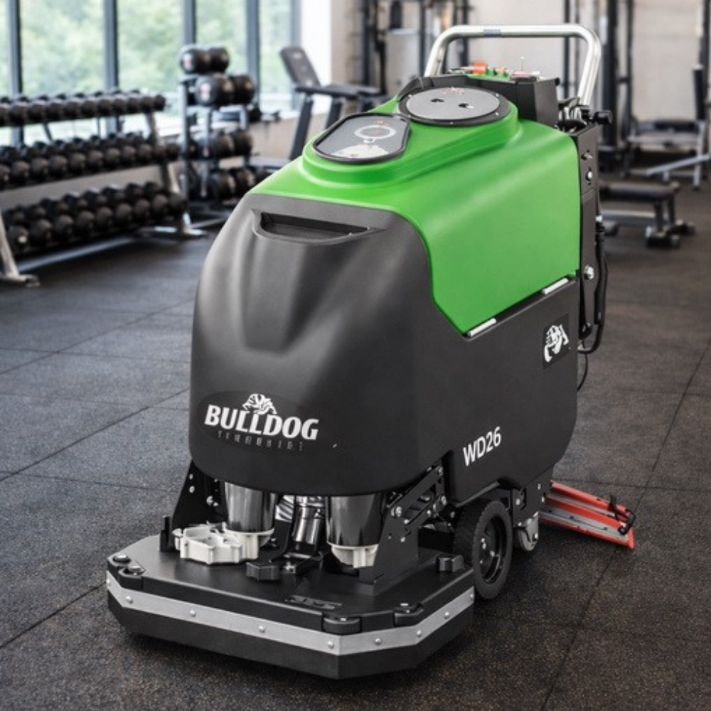 industrial walk behind floor scrubber
