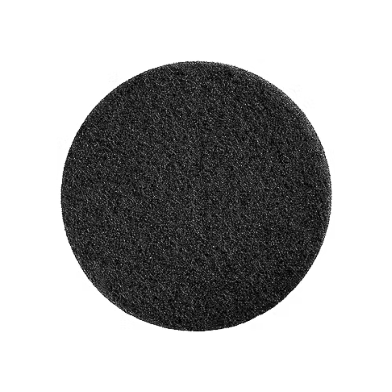 Heavy-duty black floor stripping pads for baseboard and perimeter edge cleaning