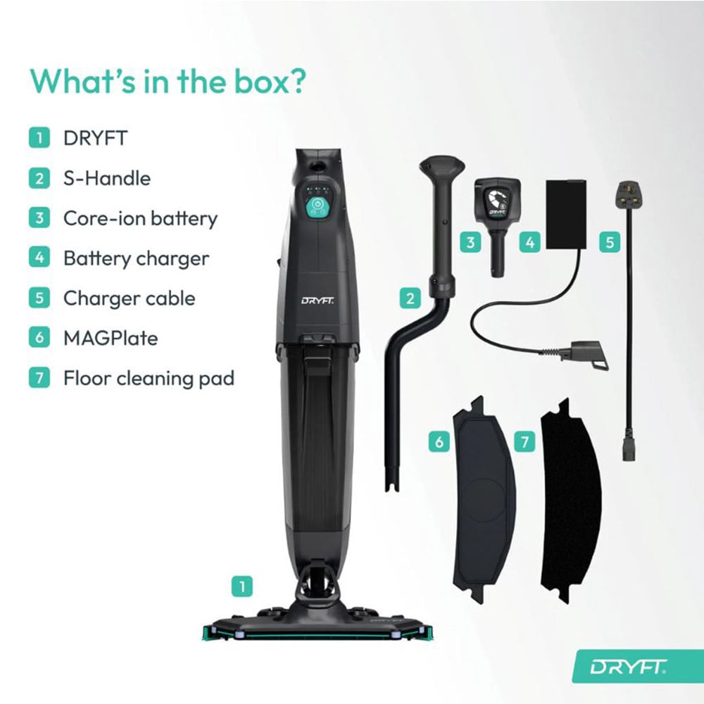 DRYFT Commercial Portable Floor Scrubber