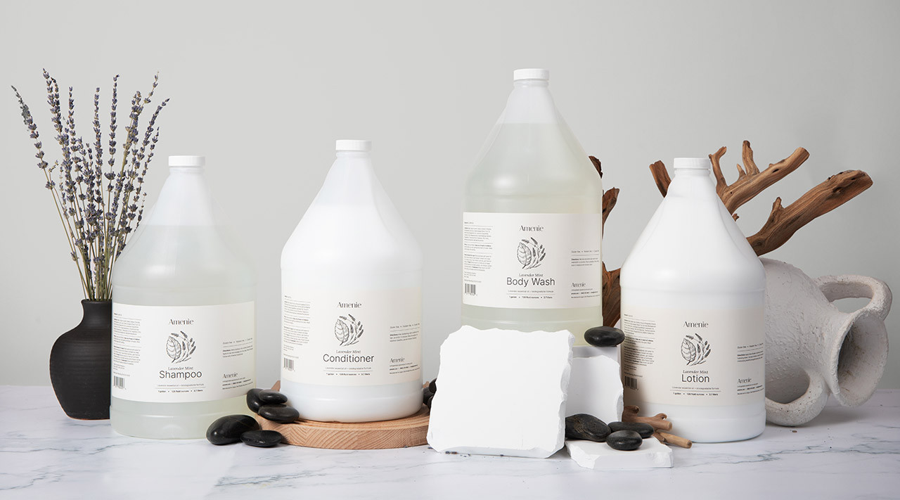 Meet the NEW Amenie Lavender Mint Bath & Body Collection