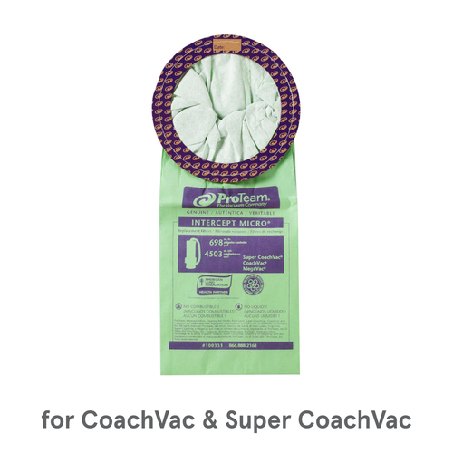 ProTeam Intercept Micro Filters, 100331 (10 Bags) for CoachVac & Super CoachVac