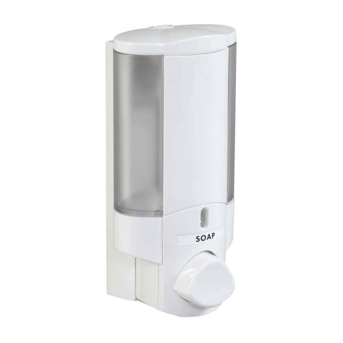 AVIVA 1 Chamber Gel Soap Dispenser, White/Translucent, 36150