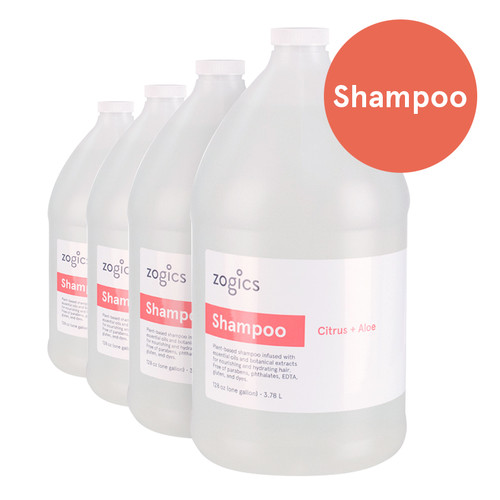 Zogics Shampoo, Citrus + Aloe, SCA128-4 (4 gallons/case)