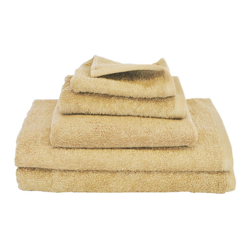 16 x 27 3.0 lbs. CAM Border Hotel Hand Towels, Beige