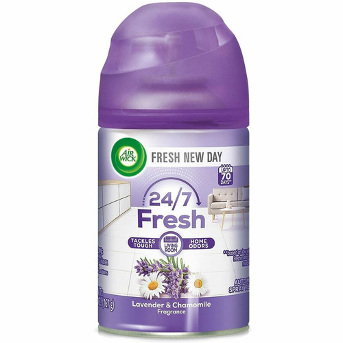 Air Wick Freshmatic Ultra Commercial Automatic Air Freshener Refill, Lavender/Chamomile, Aerosol, 6.17 oz, 77961 (6/case)