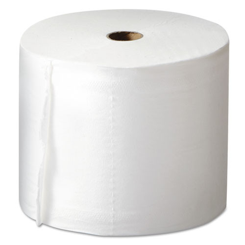 MORCON Mor-Soft Coreless Alternative Bath Tissue, 2-Ply, White, 1000 Sheets/Roll, 36/Ct