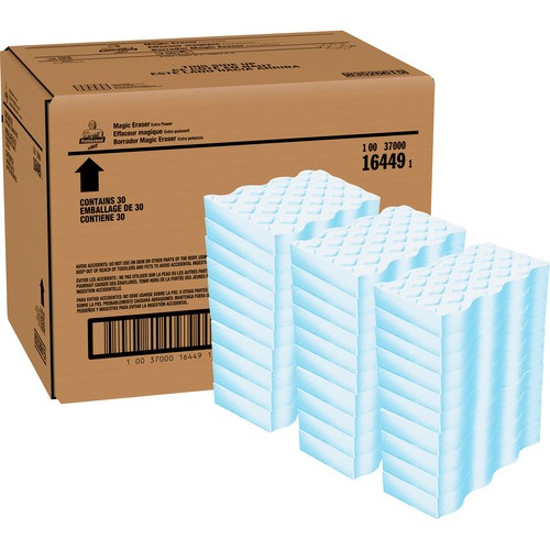 Magic Eraser Extra Durable, 4 3/5" x 2 2/5", 7/10" Thick, White (30/case)