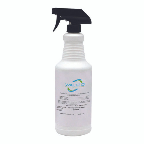 Waltz D Hypochlorous Acid Ready-to-Use Surface Disinfectant, 32 oz (Case of 12)