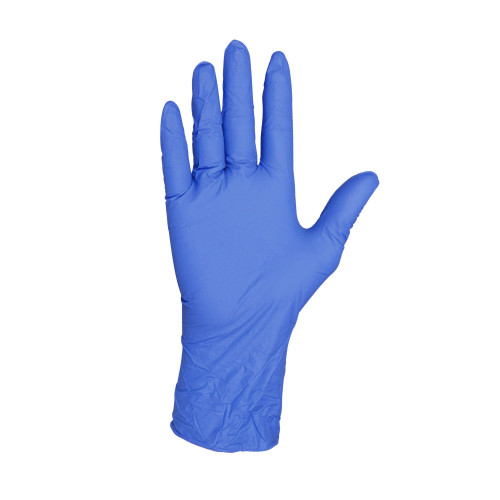 Nitrile Disposable Gloves, Powder Free, Blue, 3.5 Mil, Blue 10 boxes / 100 gloves per box