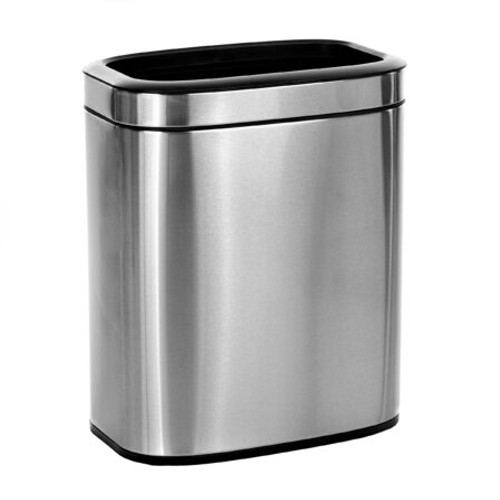 10.5 Gallon Stainless Steel Slim Open Recycling Stations – Alpine