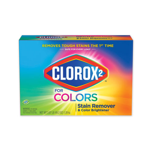 Clorox Stain Remover and Color Brightener Powder, Original Scent, 49.2 oz 