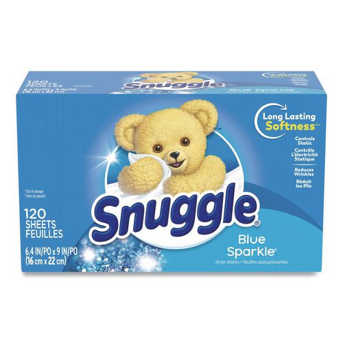 Snuggle Fabric Softener Sheets, Fresh Scent, 120 Sheets/Box, 6 Boxes/Carton