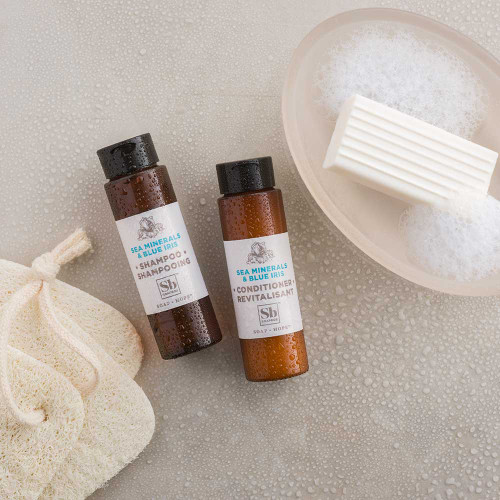 Soapbox Sea Minerals and Blue Iris Bath & Body Care Amenity Collection
