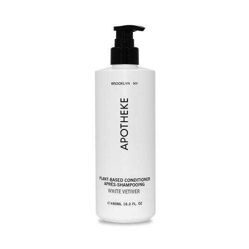 Apotheke White Vetiver Conditioner, 16.2 oz refillable bottle with pump top