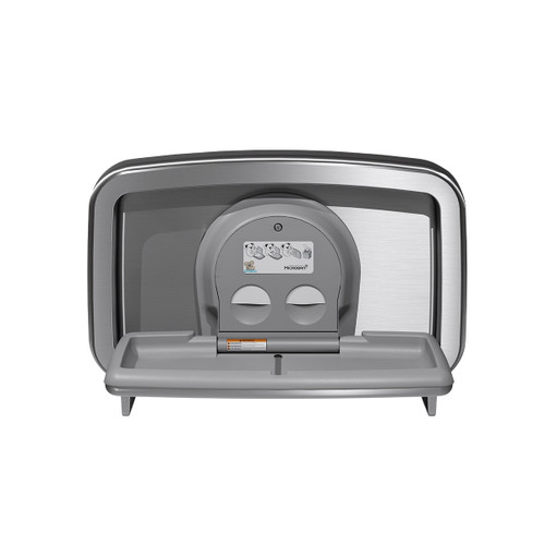 stainless steel wall-mounted baby station