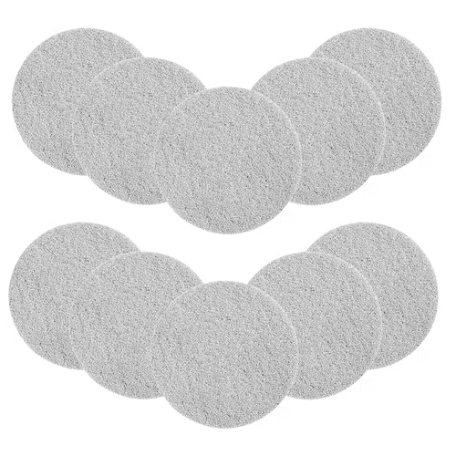 10/case MotorScrubber white floor buffing pads produce polished shine on hard floors