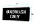 Alpine Industries  3"X9" Hand Wash Only Sign ALPSGN-30