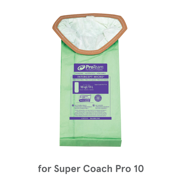 ProTeam Intercept Micro Filters, 107313 (10 Bags)